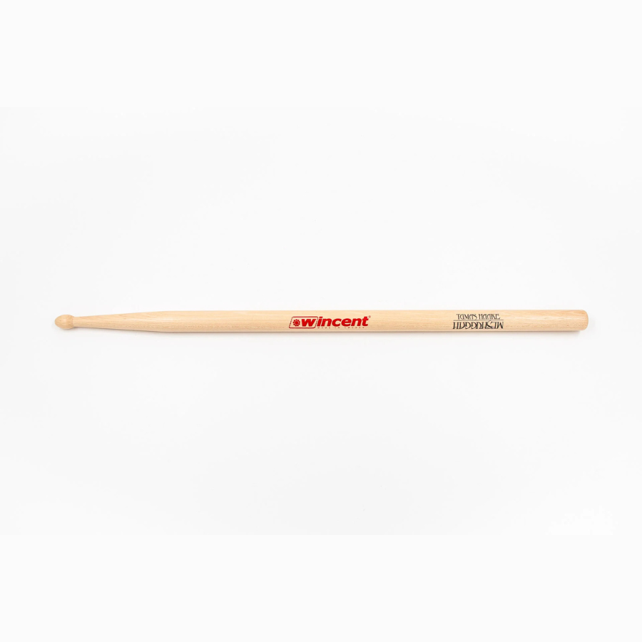 Wincent Tomas Haake (Meshuggah) signature drumsticks made of hickory with Unique Wax Protection and OvalTip design by Wincent.
